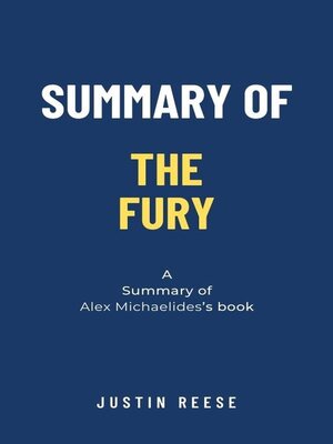 cover image of Summary of the Fury by Alex Michaelides